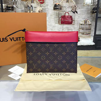 Louis Vuitton POCHETTE TUILERIES RED 3256