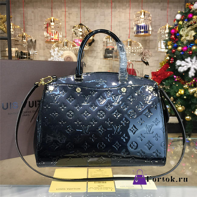 LOUIS VUITTON BREA MM Monogram Vernis Leather 3487 33.5cm - 1