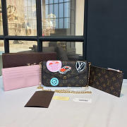 Louis Vuitton POCHETTE FELICIE world tour 3564 21cm - 1
