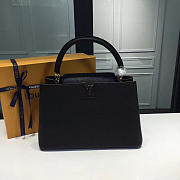 LOUIS VUITTON CAPUCINES MM Noir 3678  - 1