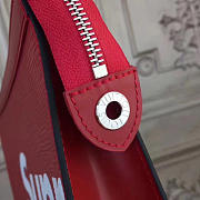 Louis Vuitton Supreme Clutch Bag red M41366   - 6