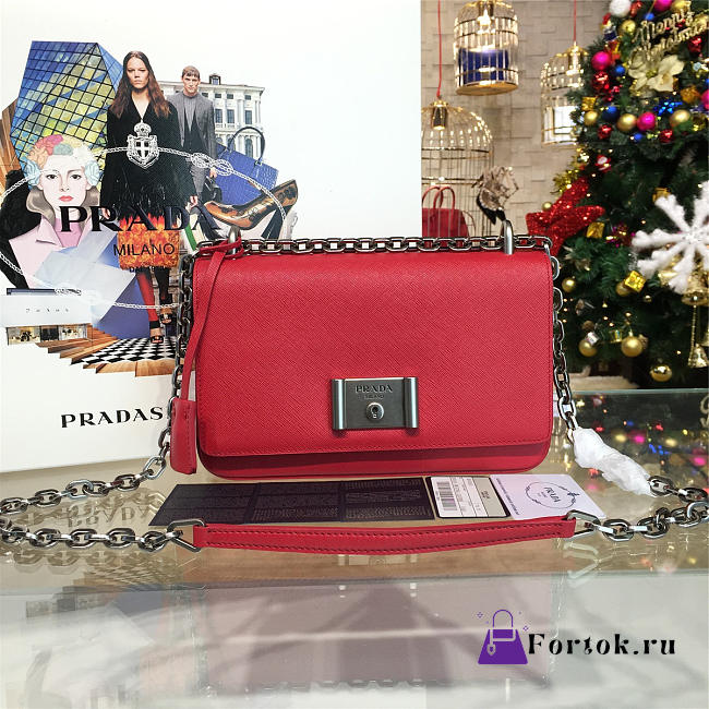 PRADA METAL CLOSURE 3923 23.5cm  - 1