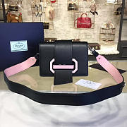 PRADA Plex Ribbon Bag Black and Pink 4249 - 6