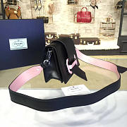 PRADA Plex Ribbon Bag Black and Pink 4249 - 5