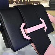 PRADA Plex Ribbon Bag Black and Pink 4249 - 2