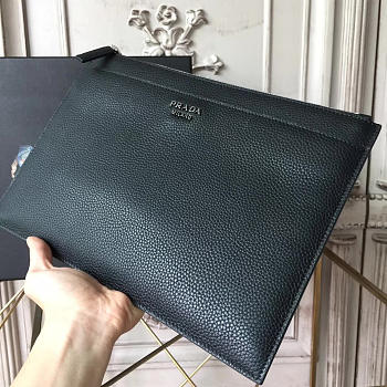 Prada Leather Clutch Bag 4321 34cm