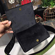 Prada Cahier Velvet Shoulder Bag Black 4322 - 4
