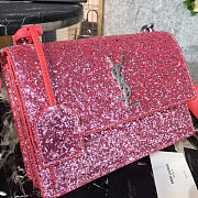 YSL Shoulder Bag Pink 4726 22cm - 5