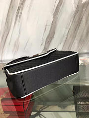 YSL ENVELOPE SATCHEL Black and White 4814 24cm  - 6