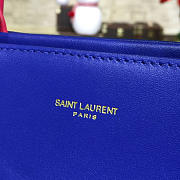 YSL CABAS RIVE GAUCHE Medium Blue 31.5cm  - 2