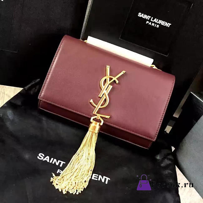 YSL MONOGRAM KATE BAG WITH LEATHER TASSEL 4975 17cm  - 1