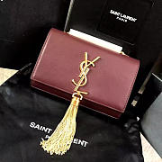 YSL MONOGRAM KATE BAG WITH LEATHER TASSEL 4975 17cm  - 1