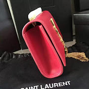 YSL MONOGRAM KATE BAG WITH LEATHER TASSEL Red 4977 17cm  - 4