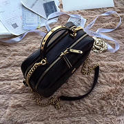 Chanel Bowling Bag Jersey & Gold-Tone Metal Black A69924 24cm  - 5