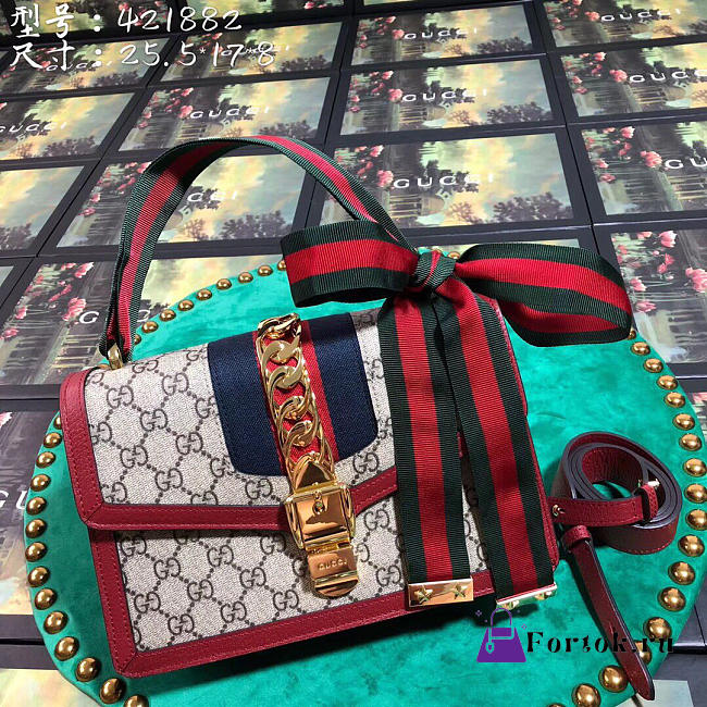 Gucci Sylvie And Dionysus red 421882 25.5cm - 1