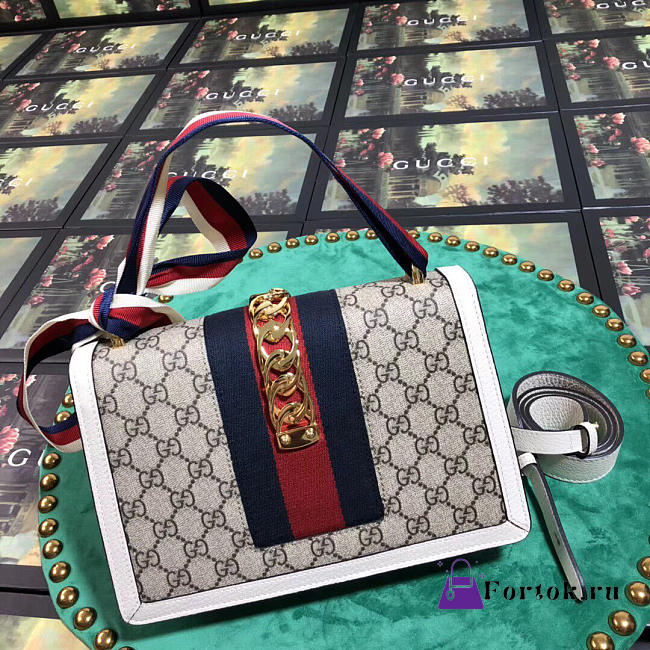 Gucci Sylvie And Dionysus white 421882 25.5cm - 1