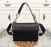 Fendi Kani Handbag Black 0592 25cm - 2