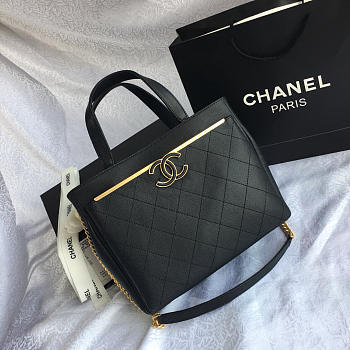 Chanel Small Shopping Bag Balck 57563 26cm