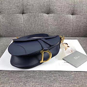 Dior Saddle Bag Original Leather blue M0446 26cm - 2