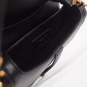 Dior Saddle Bag Original Leather Black M0446 26cm - 4