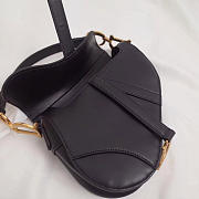 Dior Saddle Bag Original Leather Black M0446 26cm - 3