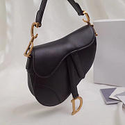 Dior Saddle Bag Original Leather Black M0446 26cm - 2