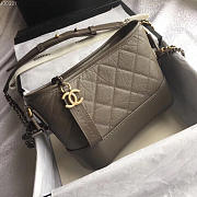 CHANEL'S GABRIELLE Small Hobo Bag Dark gray 20cm - 1