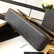 Chanel Grained & Gold-Tone Metal Black 0111221 25cm - 4