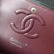 Chanel Caviar Lambskin Leather Flap Bag black sliver 25cm  - 5