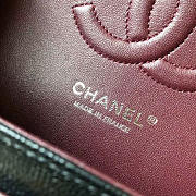 Chanel Caviar Lambskin Leather Flap Bag black sliver 25cm  - 4