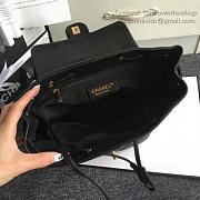 Chanel Quilted Lambskin Backpack Black Gold Hardware small 25cm - 5
