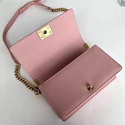 Chanel Quilted Caviar Medium Boy Bag Pink 25cm - 6