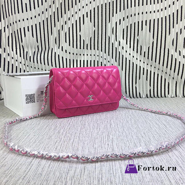 Chenal 2019 New small Diamond Bag Gold accessories and silver accessories - 1