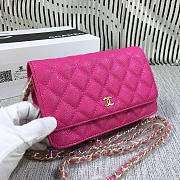 Chenal 2019 New small Diamond Bag Gold accessories and silver accessories - 4