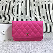 Chenal 2019 New small Diamond Bag Gold accessories and silver accessories - 3