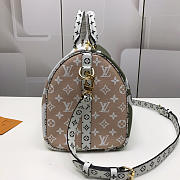LOUIS VUITTON Speedy Handbag Green 30cm - 2