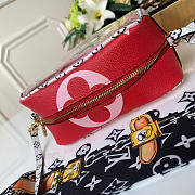 Louis Vuttion Clutch Bag Jelly Bag Red M67610 Big  - 5