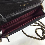 Chanel Woc Black Caviar Leather In Gold & Silver Hardware 19cm  - 2