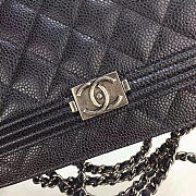 Chanel Woc Black Caviar Leather In Gold & Silver Hardware 19cm  - 6