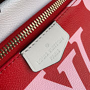 LOUIS VUITTON BUMBAG Pocket M44611 Red Powder 27cm - 5