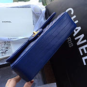 Chanel Classic Handbag Navy 25cm - 4