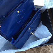 Chanel Classic Handbag Navy 25cm - 6