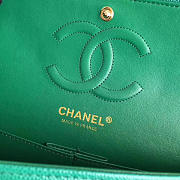 Chanel Classic Handbag Shamrock Green 25cm - 5