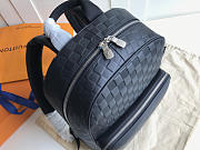 LOUIS VUITTON Cowhide Backpack N40094 Black 30cm - 2