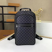 LOUIS VUITTON Grey Lattice Men's Backpack - 1