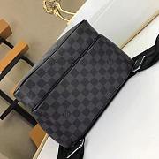 LOUIS VUITTON Grey Lattice Men's Backpack - 5