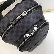 LOUIS VUITTON Grey Lattice Men's Backpack - 2
