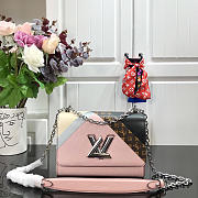 LOUIS VUITTON Twist Handbag Pink 23cm - 4
