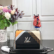 LOUIS VUITTON Twist Handbag Black 23cm - 6