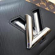 LOUIS VUITTON Twist Handbag Black 23cm - 3